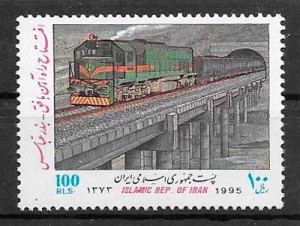 filatelia trenes Iran 1995