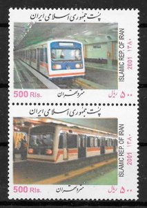 sellos trenes Iran 2001