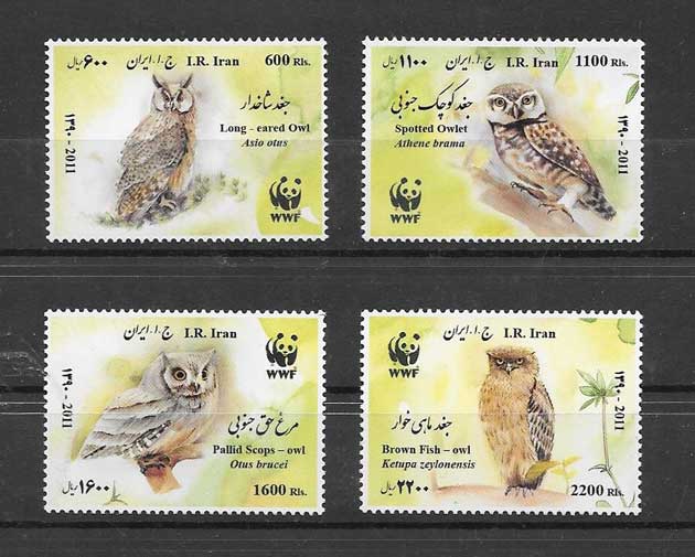 sellos fauna wwf Iran 2011