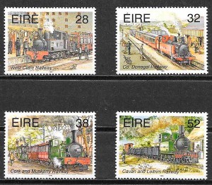 filatelia trenes Irlanda 1995