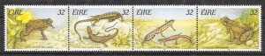 sellos colección fauna Irlanda 1995