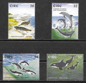 filatelia colección fauna Irlanda 1997