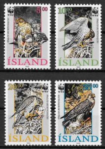 filatelia coleccion fauna wwf Islandia 1992