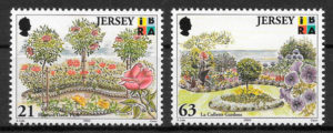 filatelia colección parques naturales Jersey 1999