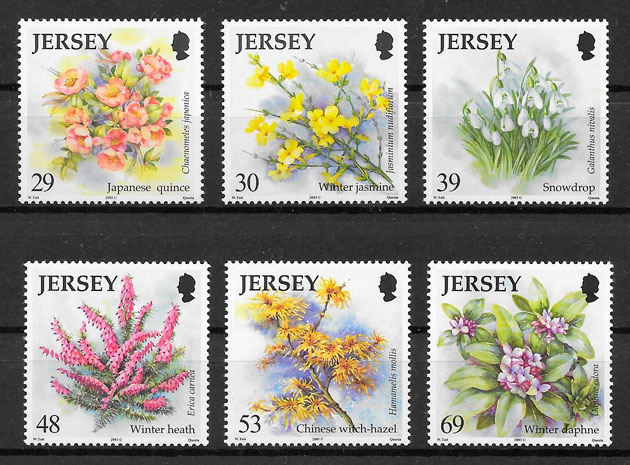 sellos flora Jersey 2003