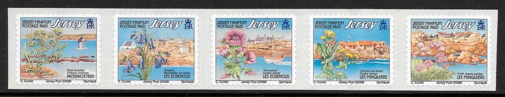 coleccion sellos flora Jeresy 2004