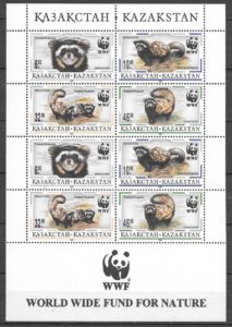 coleccion sellos wwf Kasajastan 1997