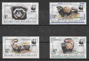 filatelia wwf Kasajastan 1997