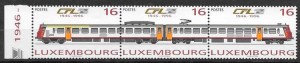 filatelia trenes Luxemburgo 1996