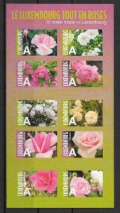sellos flora Luxemburgo 2010