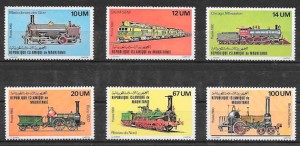 sellos colección Mauritania 1980