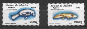 sellos fauna MÉXICO 1988
