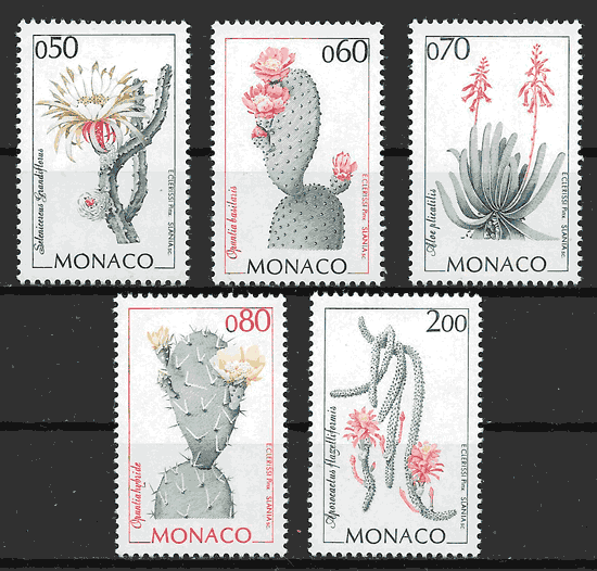 filatelia flora Monaco 1994