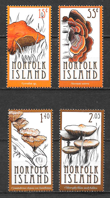sellos setas Norfolk Island 2009