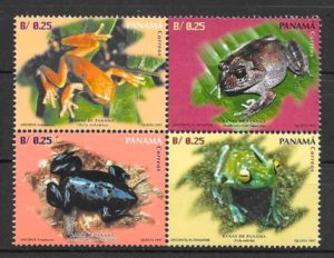sellos Panama 1997 fauna