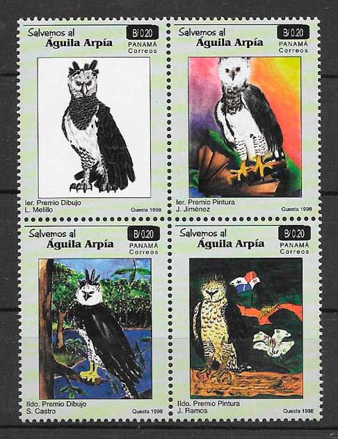 sellos Panama 1998 fauna