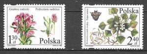 colección sellos flores Polonia 2006
