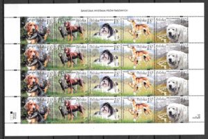 sellos perros Polonia 2006