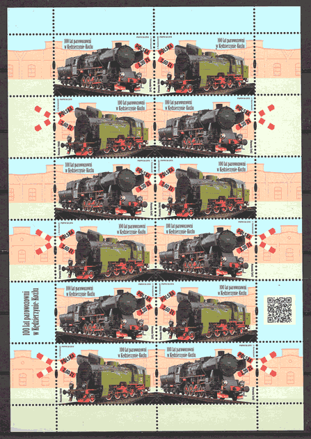 sellos trenes Polonia 2018
