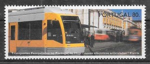 filatelia trenes Portugal 1995