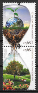 colección sellos flora Portugal 2015