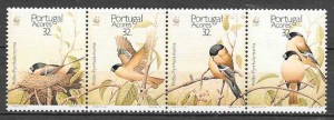 colección sellos fauna wwf Portugal- Azores 1990