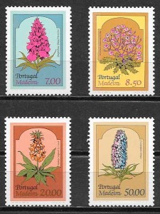 sellos flora Portugal Madeira 1981