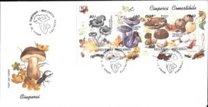 filatelia coleccion setas Rumania 1994