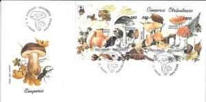 filatelia coleccion setas Rumania 1994