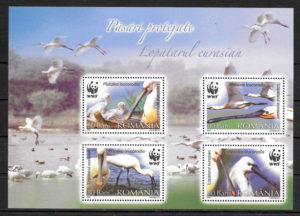 filatelia coleccion wwf Rumania 2006