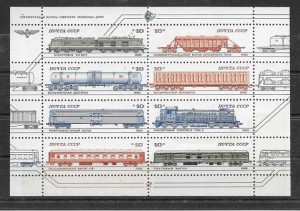 locomotoras de Rusia 1985