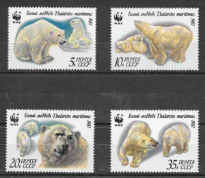 sellos Rusia wwf 1987
