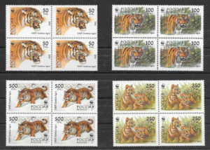 sellos wwf Rusia 1993