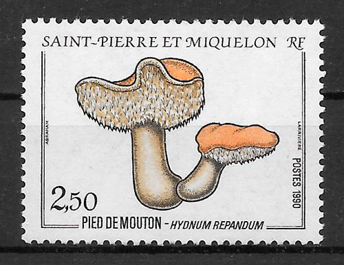 sellos setas Saint Pierre y Miquelon 1990
