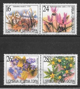 sellos flora Serbia 2003