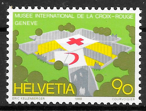 sellos cruz roja Siza 1988