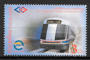 sellos trenes Tailandia 2004