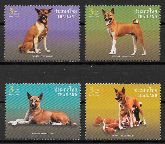 sellos perros Tailandia 2006