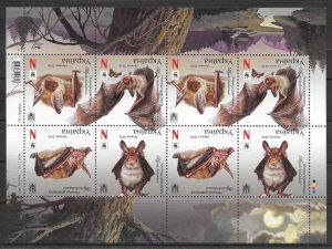 filatelia colección fauna wwf Ucrania 2016