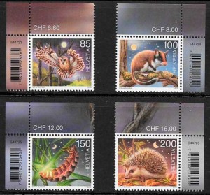 sellos fauna Suiza 2016