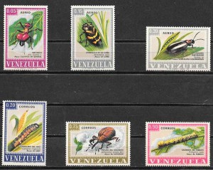 sellos fauna Venezuela 1968