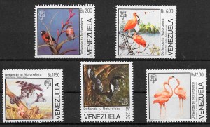 sellos filatelia fauna 1988 Venezuela