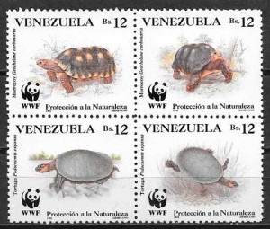 colección sellos wwf venezuela 1992