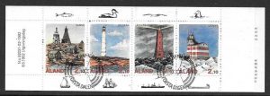 sellos faros Aland Finlandia 1992