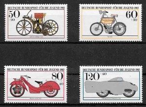 sellos transporte Alemania 1983