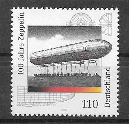 sellos transporte Alemania 2000