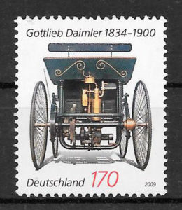 filatelia colección transporte Alemania 2009