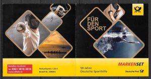 colección sellos deporte Alemania 2017