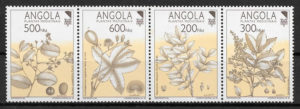 colección sellos flora Angola 1992