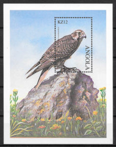 filatelia fauna Angola 2000